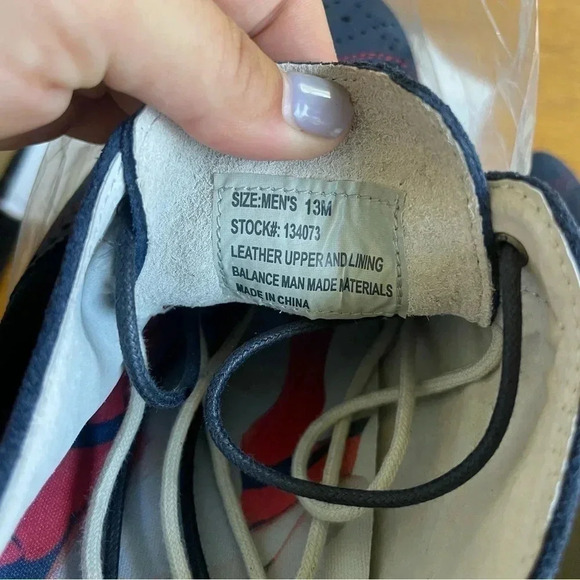 GBX Grieves Suede Men's Wingtip Oxfords - Navy - 7.5 8 8.5 9 13 NWT - Picture 8 of 11